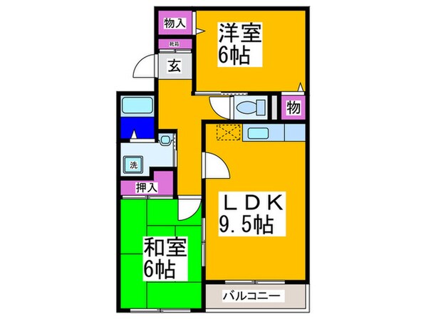 メゾン深井の物件間取画像